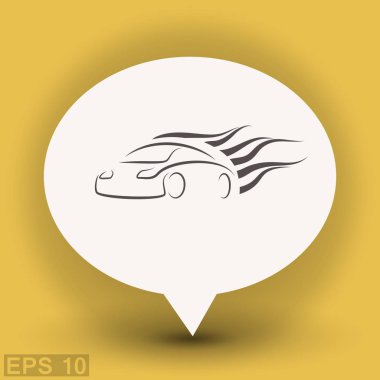 basit araç simgesini