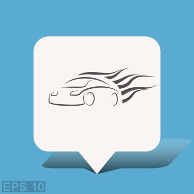 basit araç simgesini