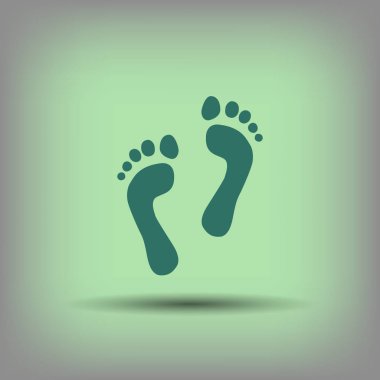 Ekibimizi ayak izleri kavramı simgesinin
