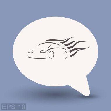 basit araç simgesini