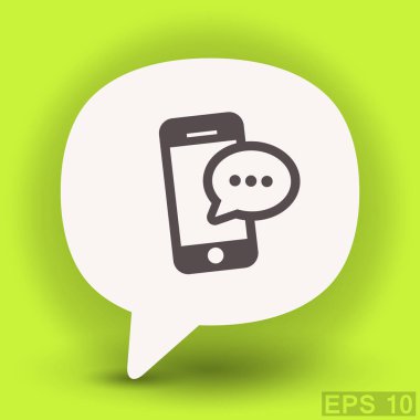 ileti veya smartphone cep telefonu ile sohbet