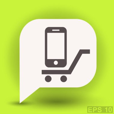 sepeti üstünde hareket eden telefon