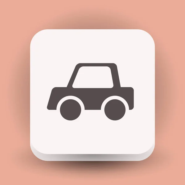 Απλό αυτοκίνητο εικονίδιο — Διανυσματικό Αρχείο