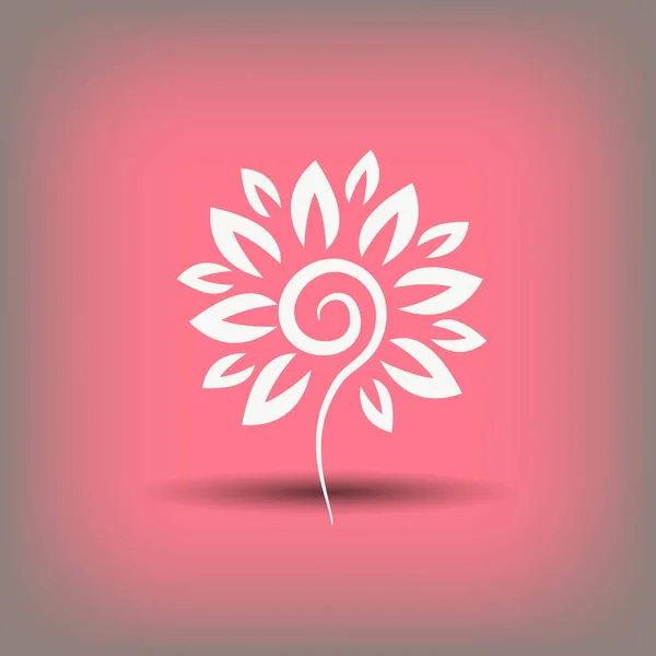 花のアイコンの絵文字 — ストックベクタ
