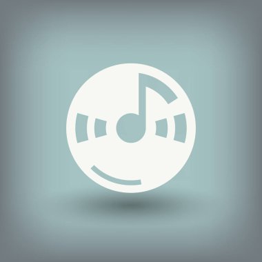 müzik Not cd simgesini