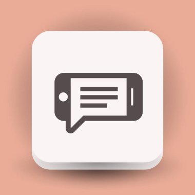 ileti veya smartphone cep telefonu ile sohbet