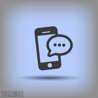 ileti veya smartphone cep telefonu ile sohbet