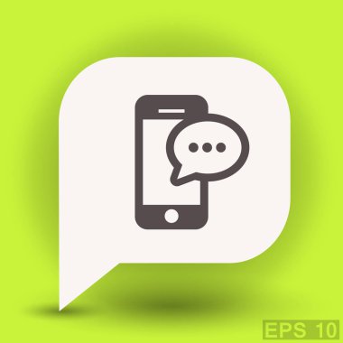 ileti veya smartphone cep telefonu ile sohbet