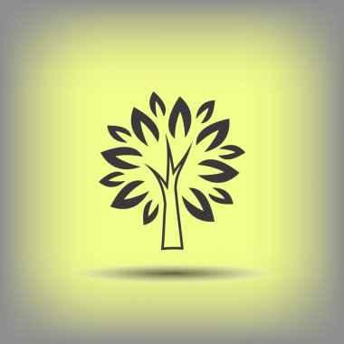 ağaç simgesiyle resim