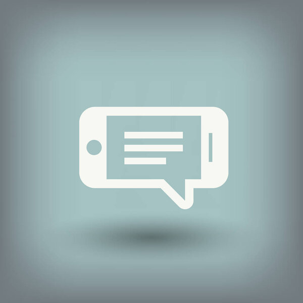 сообщение или чат на смартфоне
