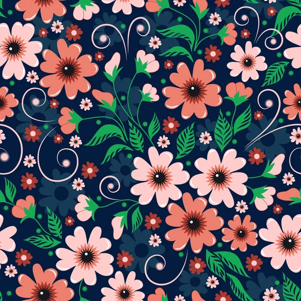 çiçek Dikişsiz desen çizimi