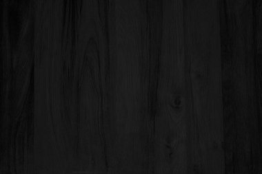 Tasarım için siyah ahşap doku koyu arka plan boş