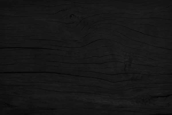 Черный Деревянный Стол Фон Темно Верхняя Текстура Пустая Дизайна — стоковое фото
