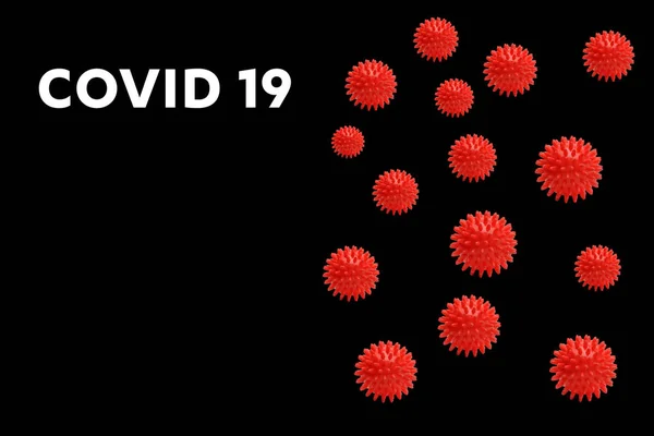Padrão Covid19 Antecedentes Coronavírus — Fotografia de Stock