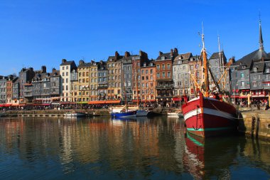Honfleur, Fransızca Norman şehrin eski liman 