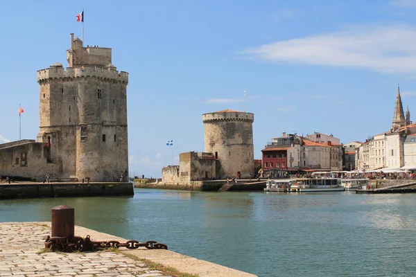 Medieval towers of La Rochelle, France — Stock Photo, Image