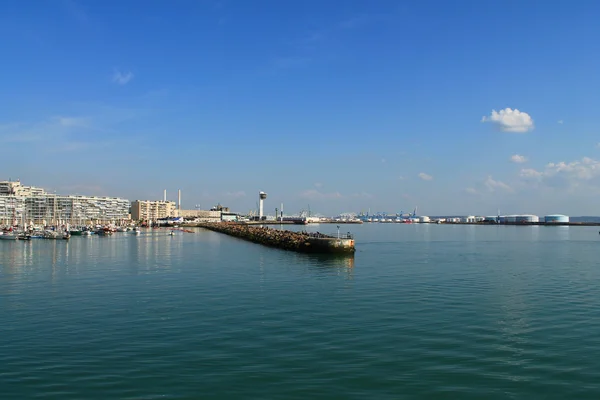 Marina, le Havre, francuskie miasto norman — Zdjęcie stockowe