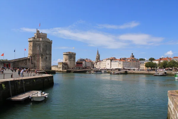 Old harbour of La Rochelle in France — Stock Photo, Image