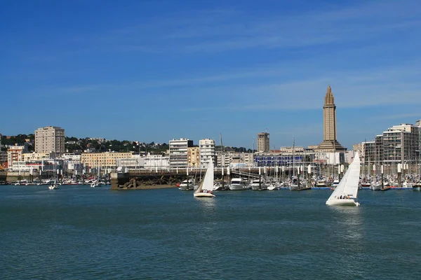 Marina de Havre, a cidade norman francesa — Fotografia de Stock