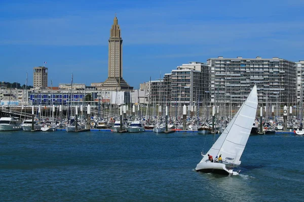 Marina de le Havre, el pueblo normando francés — Foto de Stock