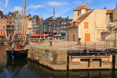 Honfleur, Fransızca Norman şehrin eski liman 