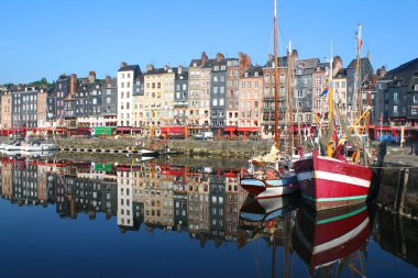Honfleur, Fransızca Norman şehrin eski liman 