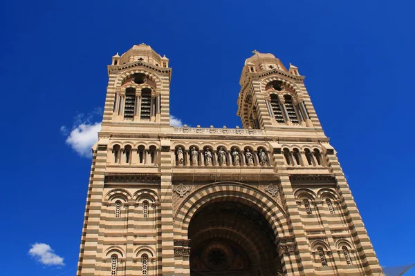 Catedral Marselha Capital Departamento Bouches Rhone — Fotografia de Stock