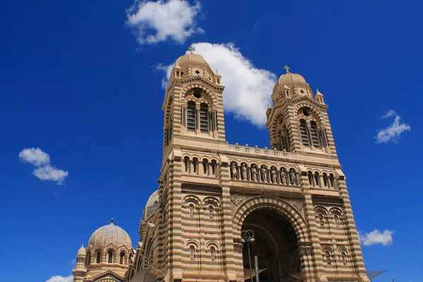 Catedral Marselha Capital Departamento Bouches Rhone — Fotografia de Stock