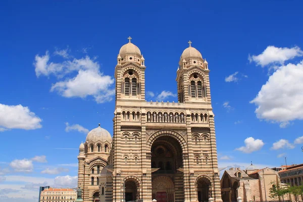 Catedral Marsella Capital Del Departamento Bouches Rhone — Foto de Stock