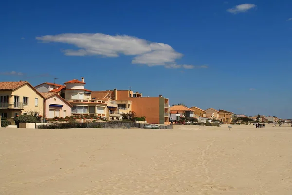 Carnon Plage, een badplaats in het zuiden van Montpellier — Stockfoto