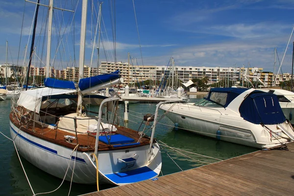 Carnon Plage, a seaside resort in the south of Montpellier — Stock Photo, Image