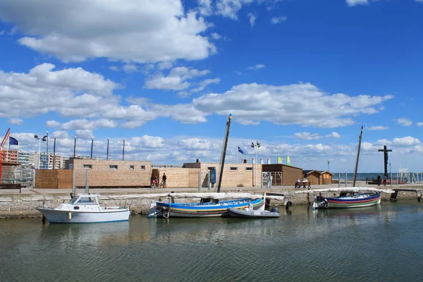 Palavas les flots, egy tengerparti üdülőhely déli részén Montpellier — Stock Fotó