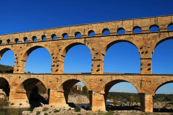 Pont du gard we Francji — Zdjęcie stockowe