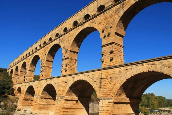 Pont du gard we Francji — Zdjęcie stockowe