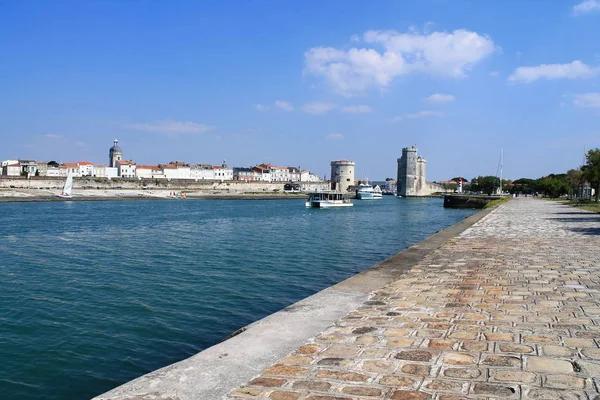 La Rochelle, a francia város és kikötő a Biscay-öbölben található — Stock Fotó