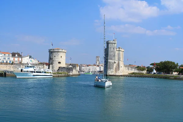 La Rochelle, a cidade francesa e porto marítimo localizado no Golfo da Biscaia — Fotografia de Stock