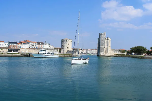 La Rochelle, a cidade francesa e porto marítimo localizado no Golfo da Biscaia — Fotografia de Stock