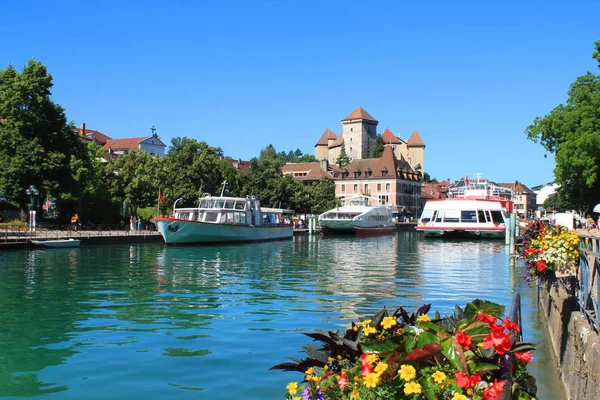 Annecy, la Venecia de los Alpes en Francia — Foto de Stock