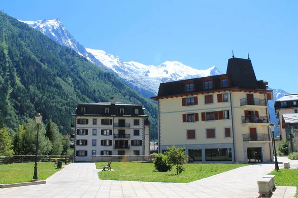 Chamonix em França — Fotografia de Stock