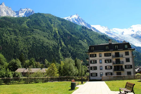 Chamonix em França — Fotografia de Stock