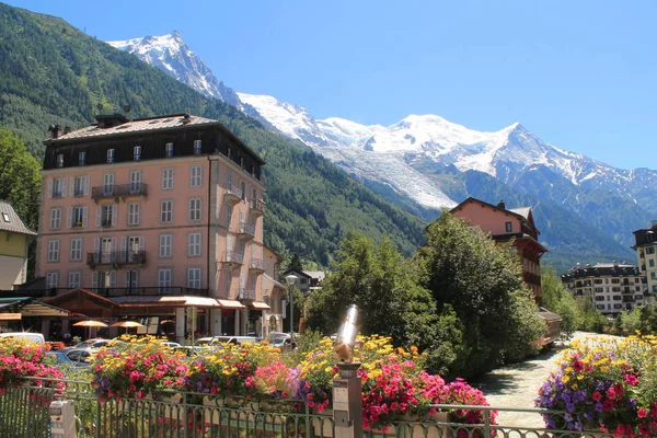 Chamonix-Mont blanc en Francia — Foto de Stock