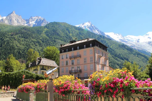 Chamonix-Mont blanc em França — Fotografia de Stock