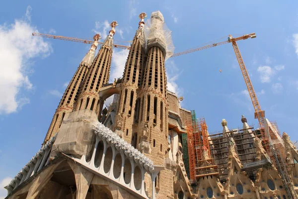 Segrada Familia in Barcelona Stock Photo