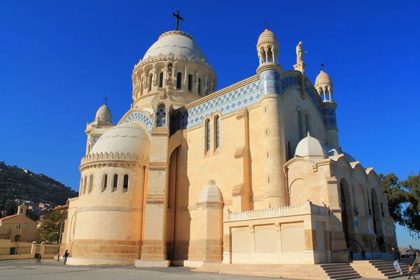 Notre dame d'afrique cathedrale in Algiers, — Stock Photo, Image