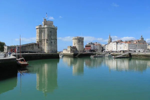 Porto velho de La Rochelle na França — Fotografia de Stock