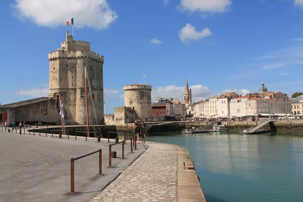Porto velho de La Rochelle na França — Fotografia de Stock