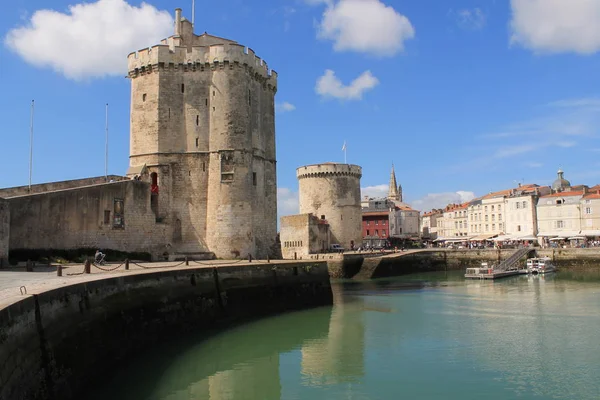 Gamla hamnen i La Rochelle i Frankrike — Stockfoto