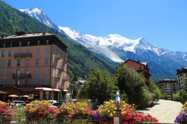 Chamonix mont Blanc in France