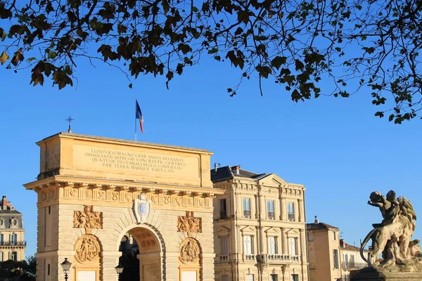 Vítězný oblouk z Montpellier, Francie — Stock fotografie