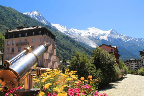 Chamonix mont Blanc in Francia — Foto Stock